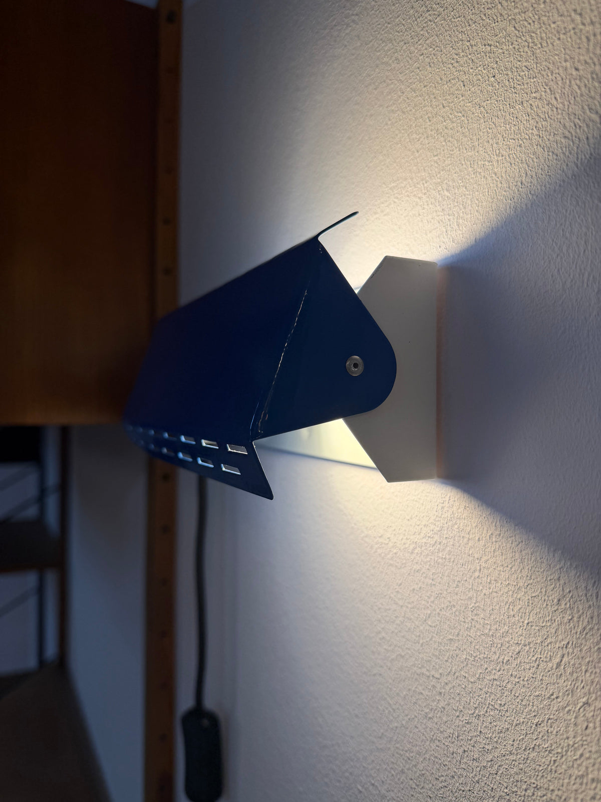 Wandlampe blau weiß von Gramelsbacher