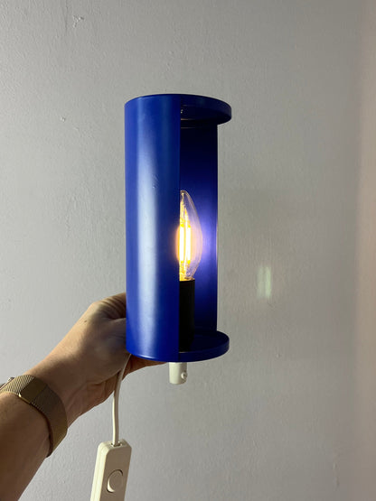 Vintage Wandleuchte Lod königsblau von IKEA