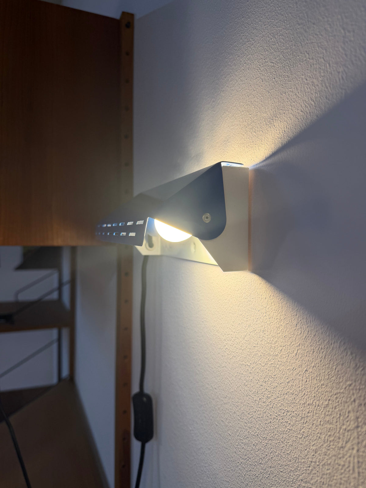 Wandlampe blau weiß von Gramelsbacher
