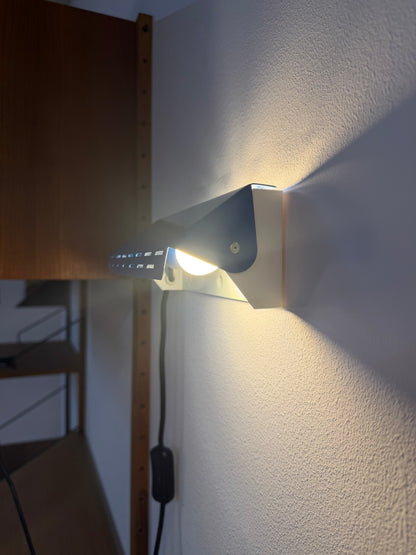 Wandlampe blau weiß von Gramelsbacher