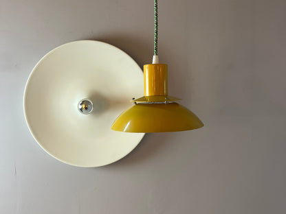 Hängelampe gelb Metall von Belid