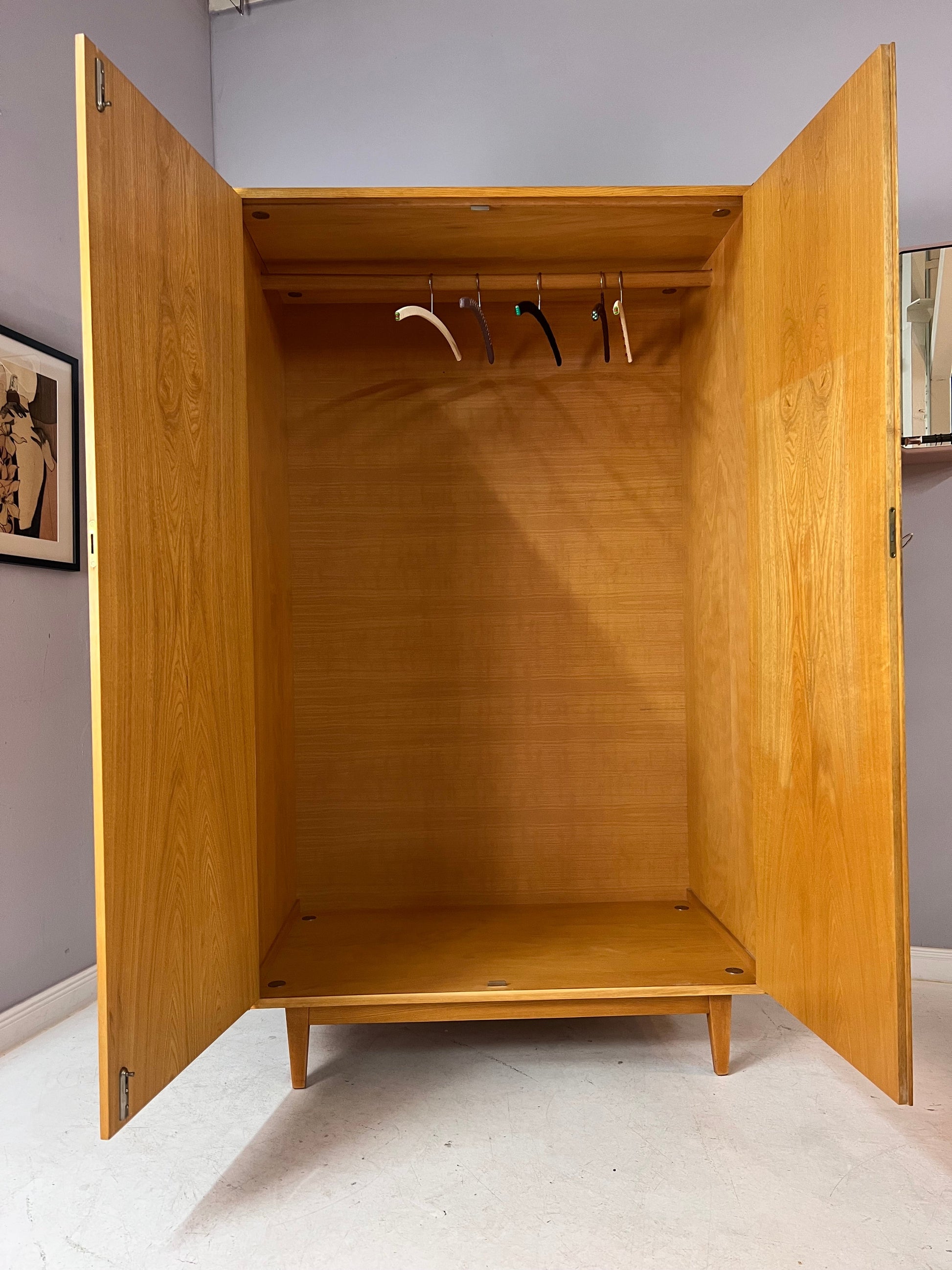 Vintage Kleiderschrank 602 von Franz Ehrlich für Hellerau