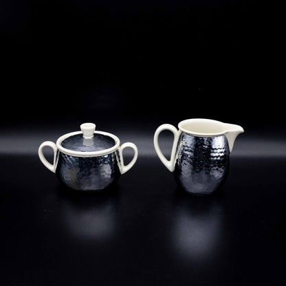 Vintage Milchkännchen und Zuckerdose von Bauscher Weiden