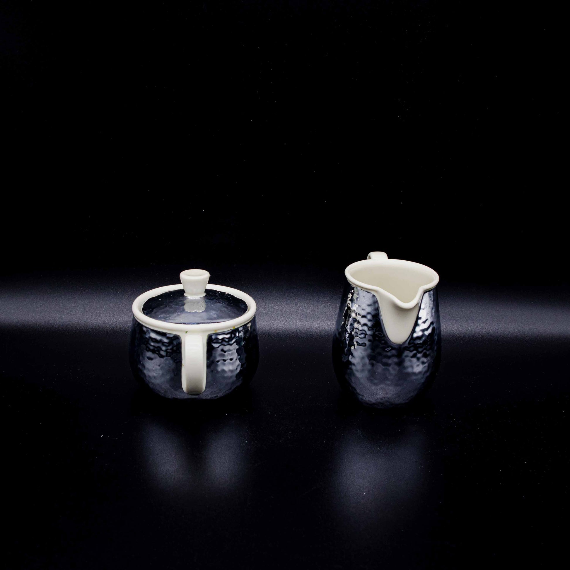 Vintage Milchkännchen und Zuckerdose von Bauscher Weiden