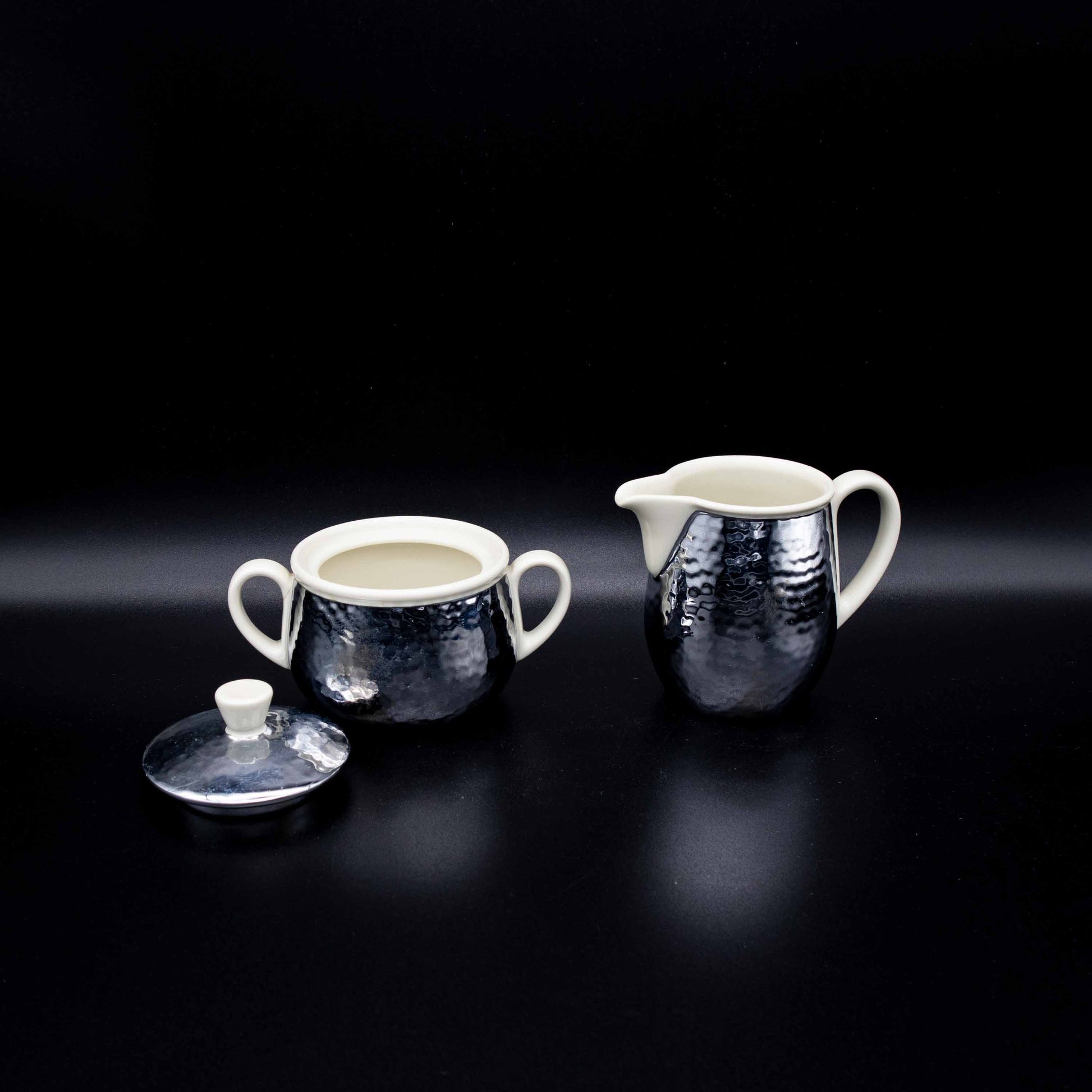Vintage Milchkännchen und Zuckerdose von Bauscher Weiden