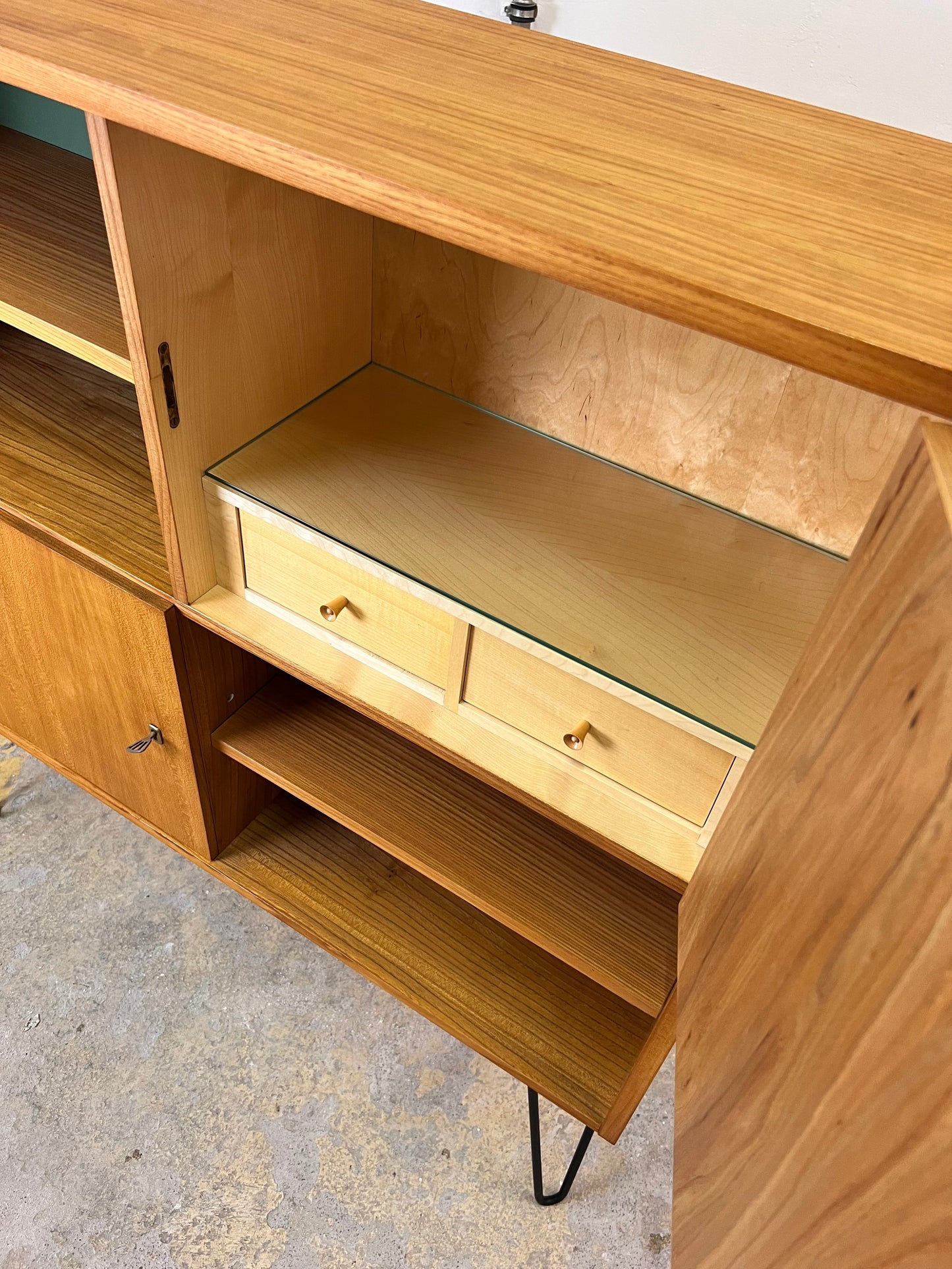 Vintage Bar Typ 605/2 von Herbert Eilenberg für Hellerau auf Hairpinlegs