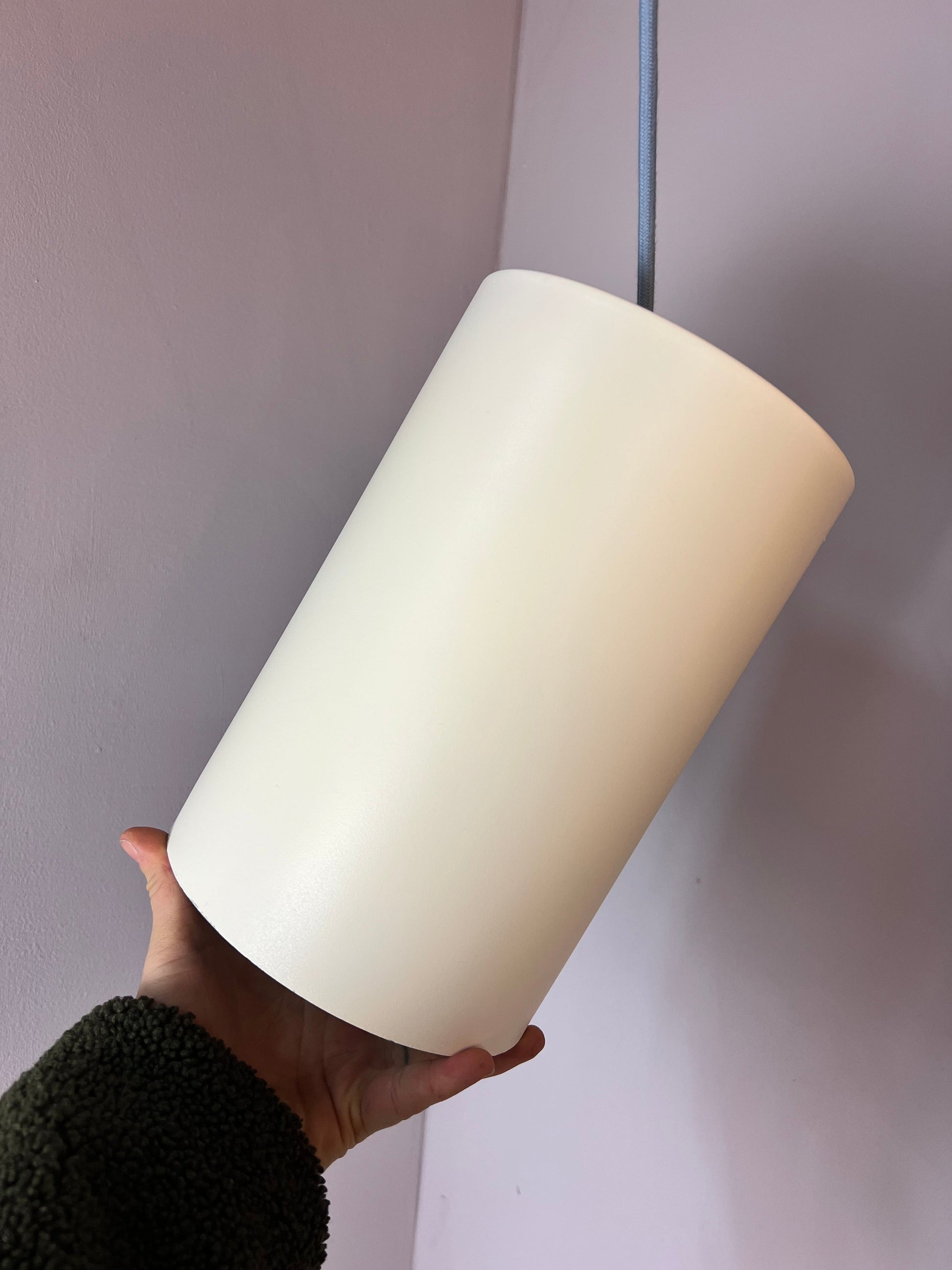 Vintage Zylinderlampe weiß von Fog und Mørup