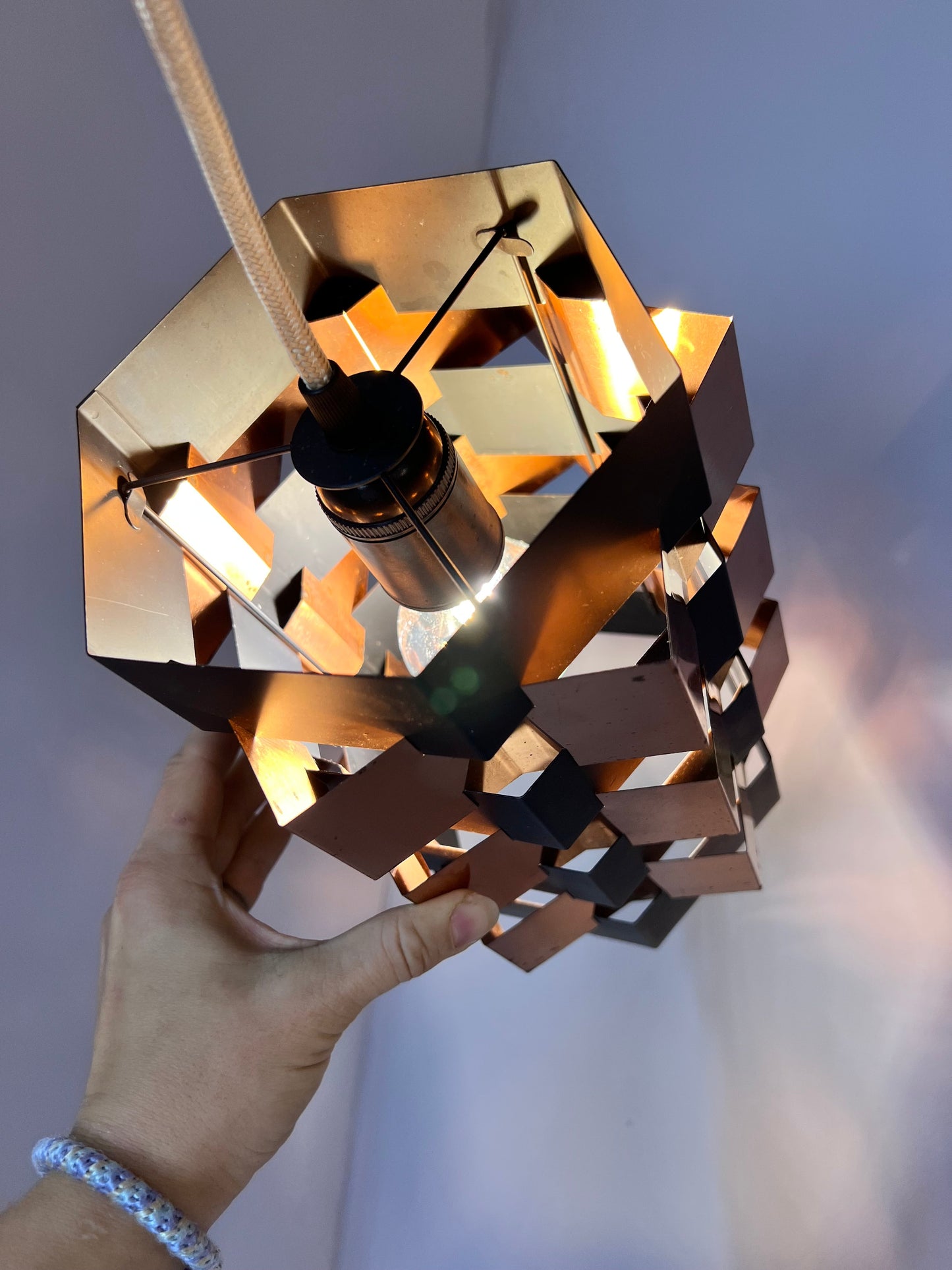 Vintage Hängelampe von Svend Aage Holm für Holm Sorensen+Co