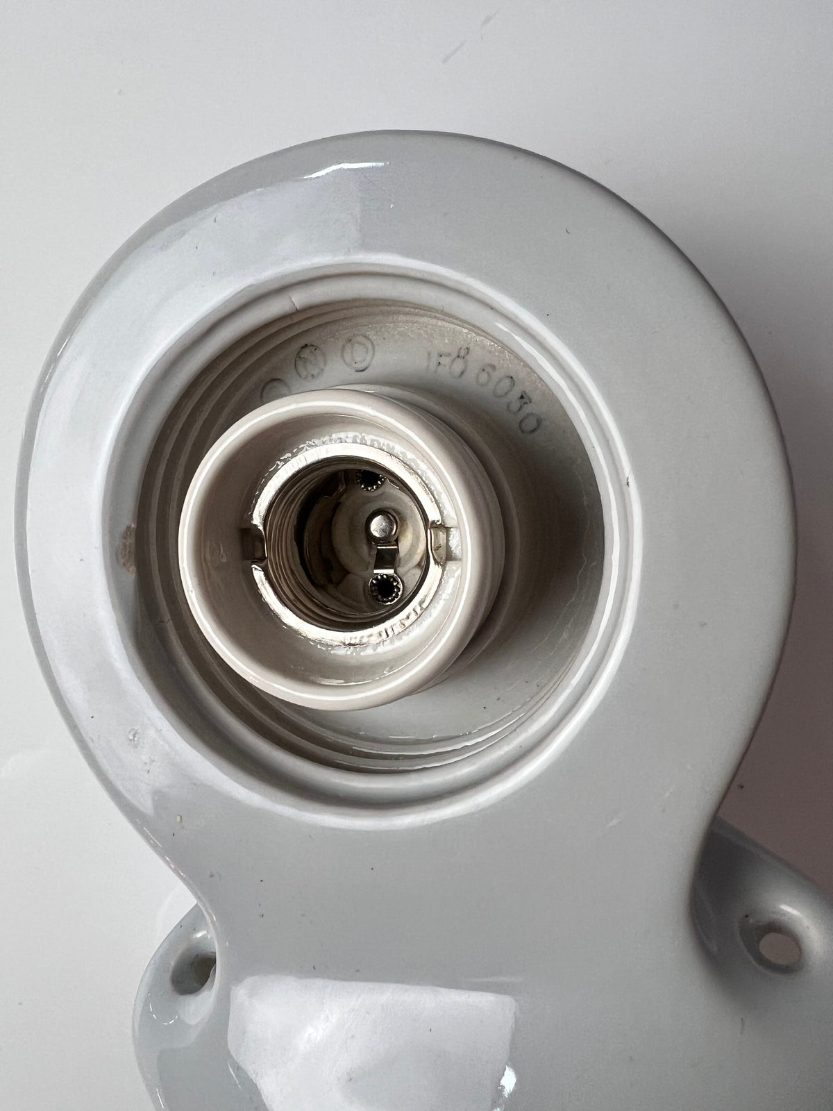 Vintage Wandlampe Modell 6030 grau von Sigvard Bernadotte für Ifö