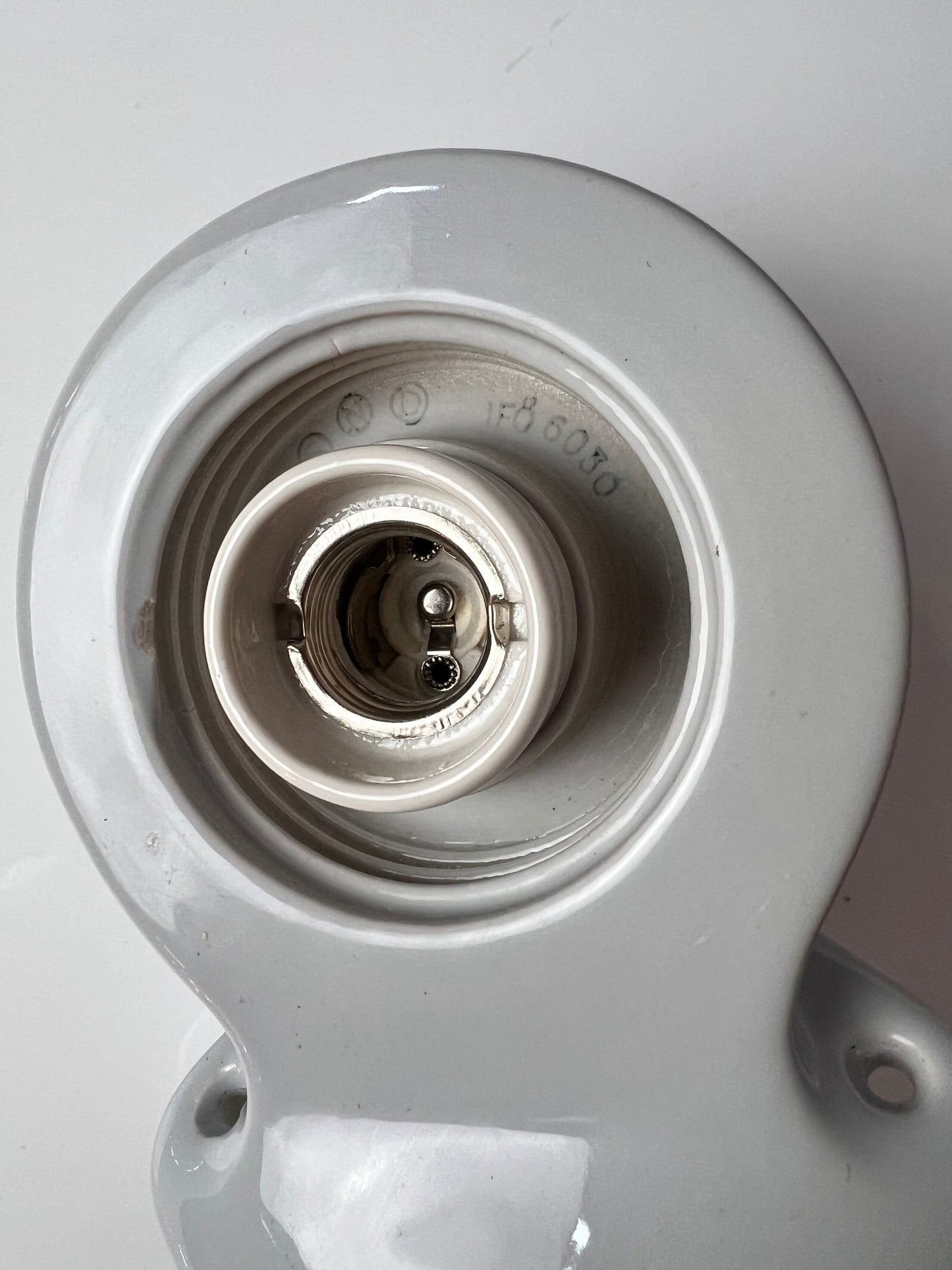 Vintage Wandlampe Modell 6030 grau von Sigvard Bernadotte für Ifö