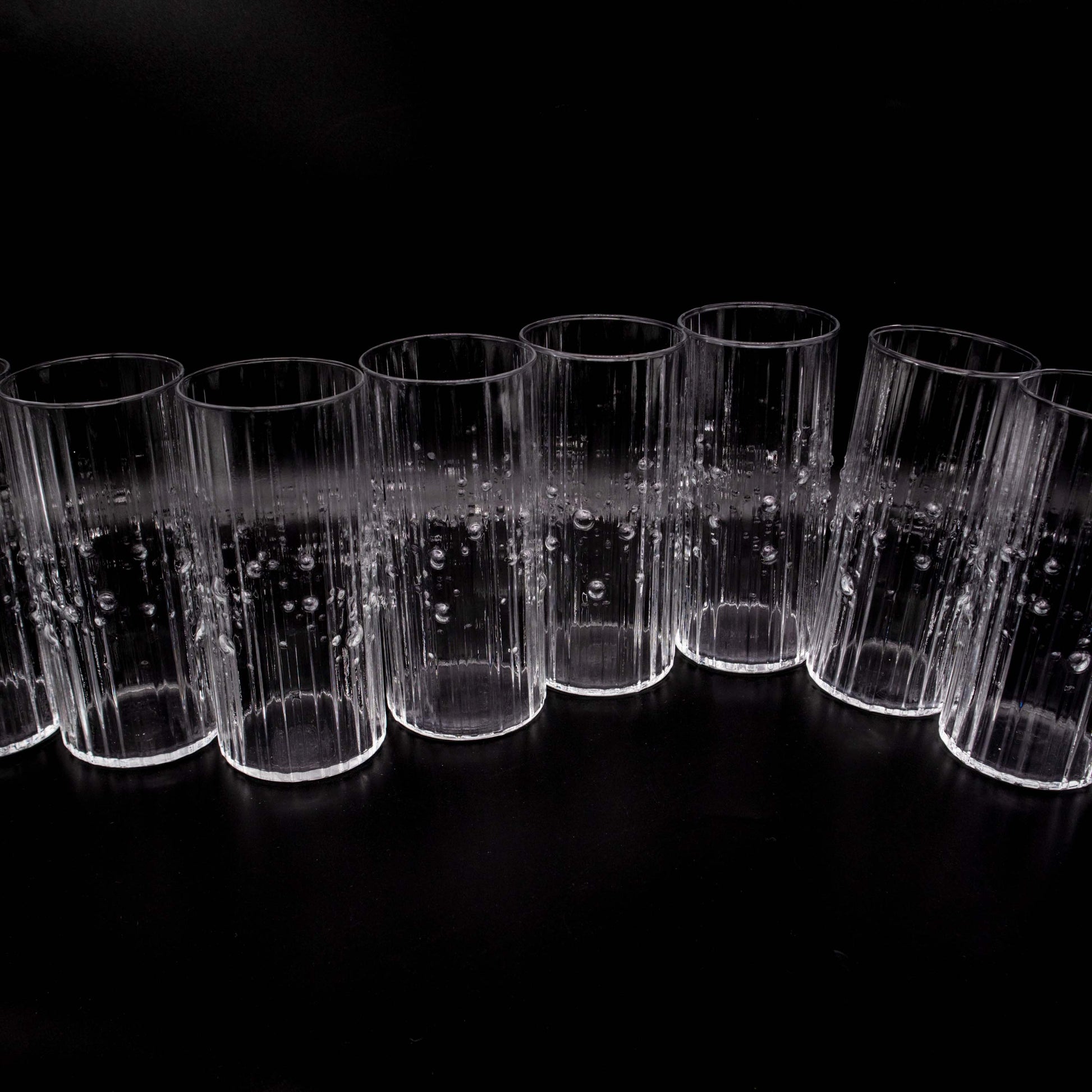 Vintage Tumblerglas Mesi von Tapio Wirkkala für Iittala Set von 8