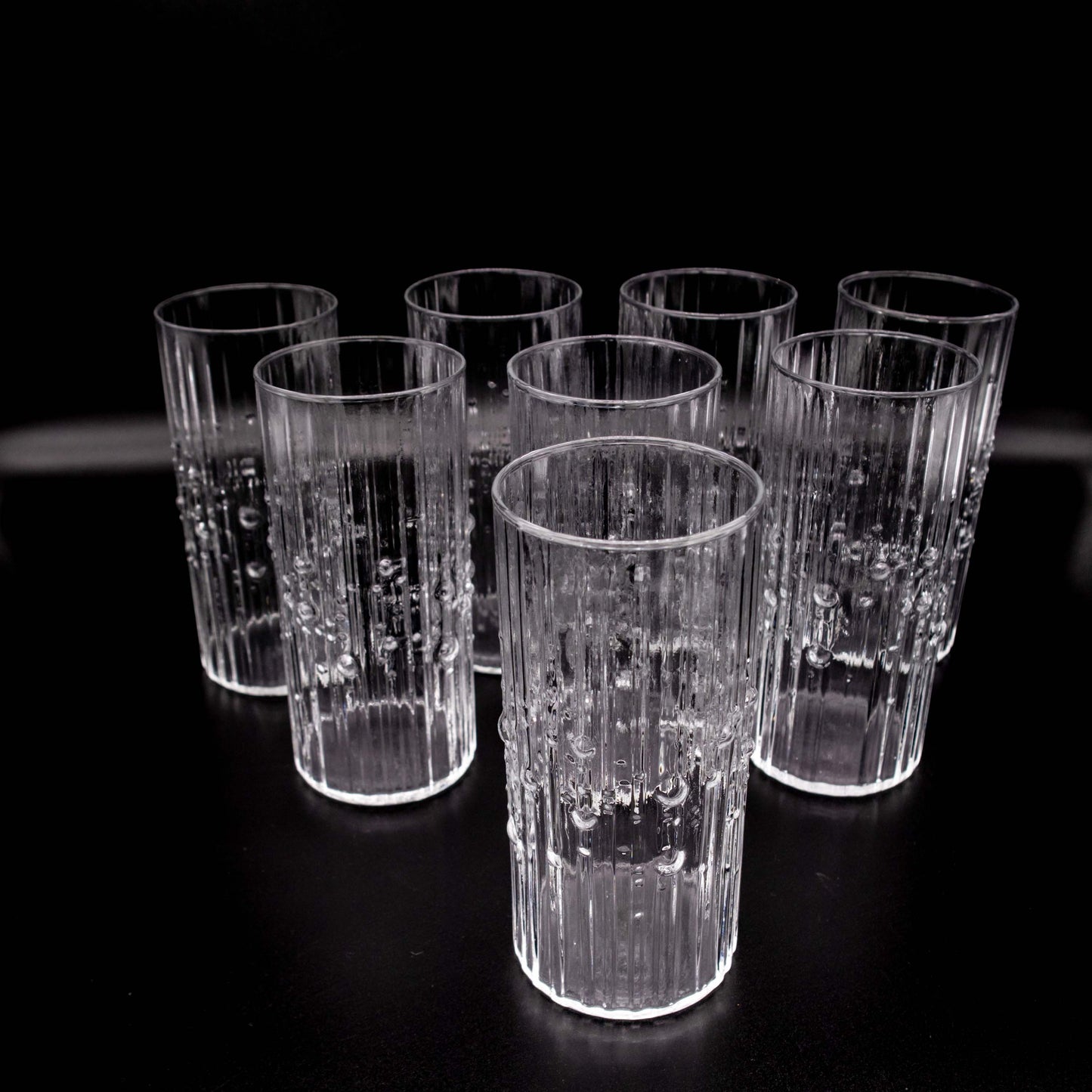Vintage Tumblerglas Mesi von Tapio Wirkkala für Iittala Set von 8