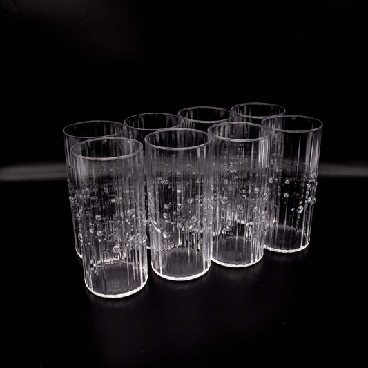 Vintage Tumblerglas Mesi von Tapio Wirkkala für Iittala Set von 8