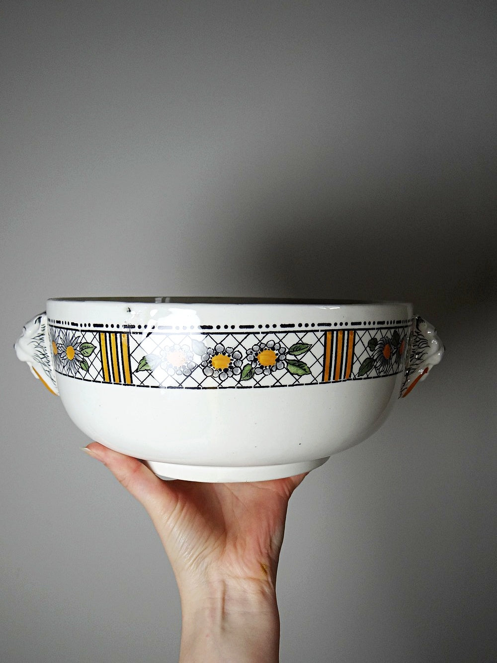Vintage Salatschüssel "Elisabeth" für HB Choisy-le-Roi