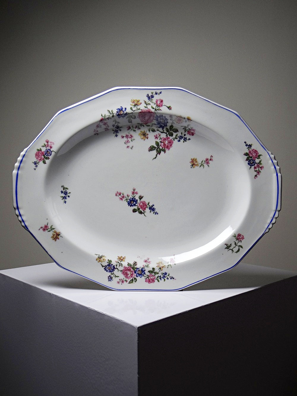 Vintage Tafelservice Bernardaud Limoges mit floralem Dekor, 28-teilig