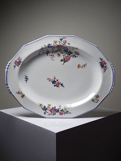 Vintage Tafelservice Bernardaud Limoges mit floralem Dekor, 28-teilig