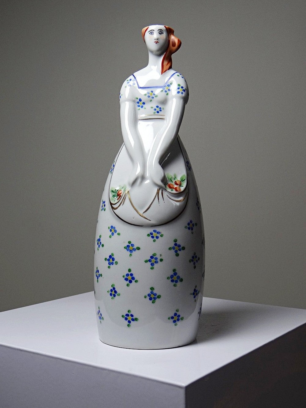 Vintage Vase Prunellia von Lucien Willmetz für Michelaud Limoges Robj Paris Stil