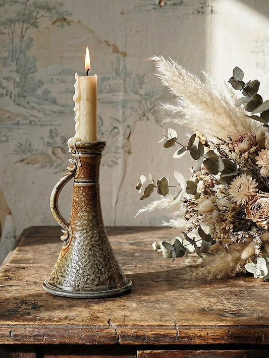 Vintage Keramikvase Le Don Braun