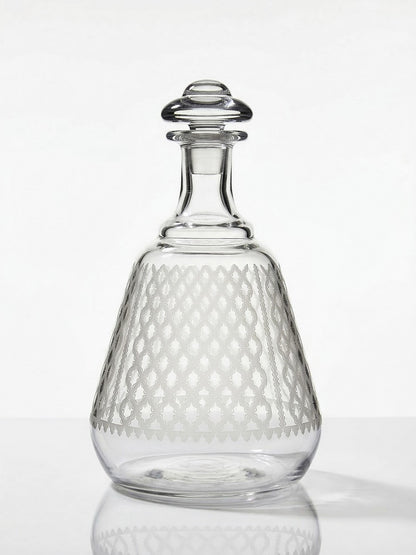 Vintage Kristallkaraffe Alhambra von Baccarat für Baccarat, transparent