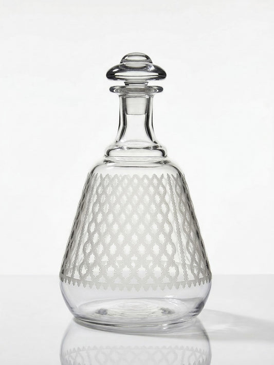 Vintage Kristallkaraffe Alhambra von Baccarat für Baccarat, transparent