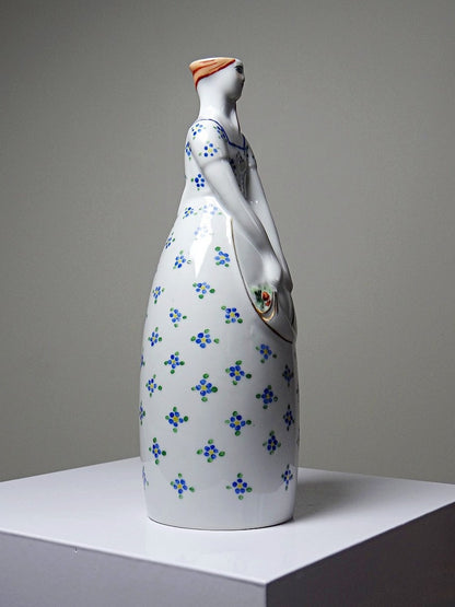 Vintage Vase Prunellia von Lucien Willmetz für Michelaud Limoges Robj Paris Stil