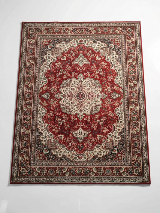 Vintage Teppich "Qualité Lussac" Perserdekor 240x340 cm aus Frankreich