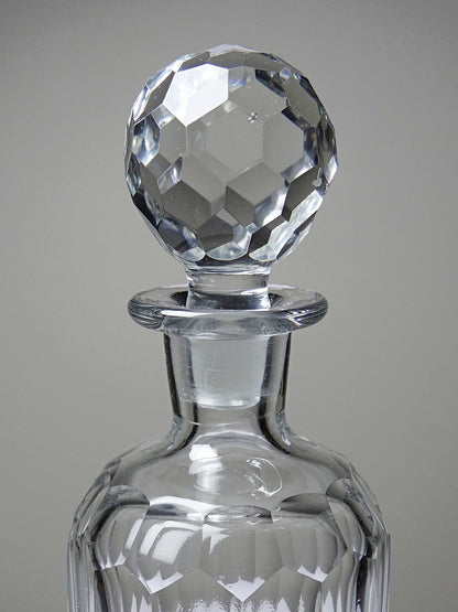 Vintage Whisky Karaffe von Elis Bergh für Baccarat klar, grün