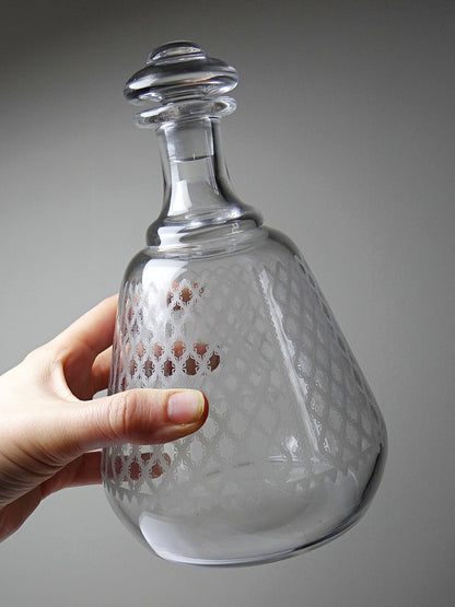 Vintage Kristallkaraffe Alhambra von Baccarat für Baccarat, transparent