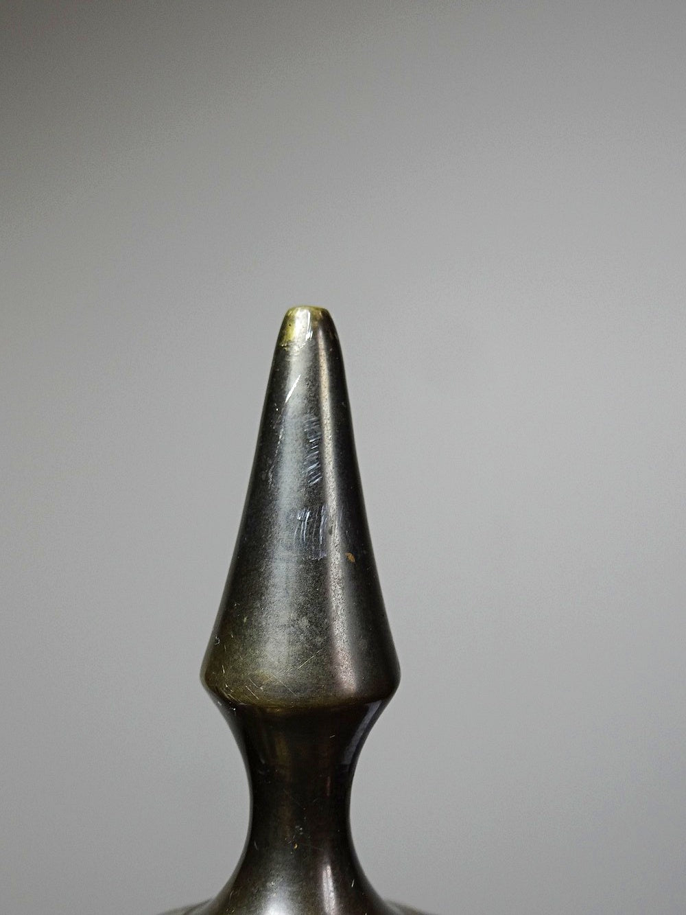 Vintage Deckeltopf Messing ভারতীয়es Kunsthandwerk gedreht
