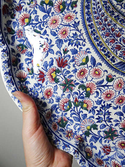 Vintage Tablett "Cachemire" von Gien