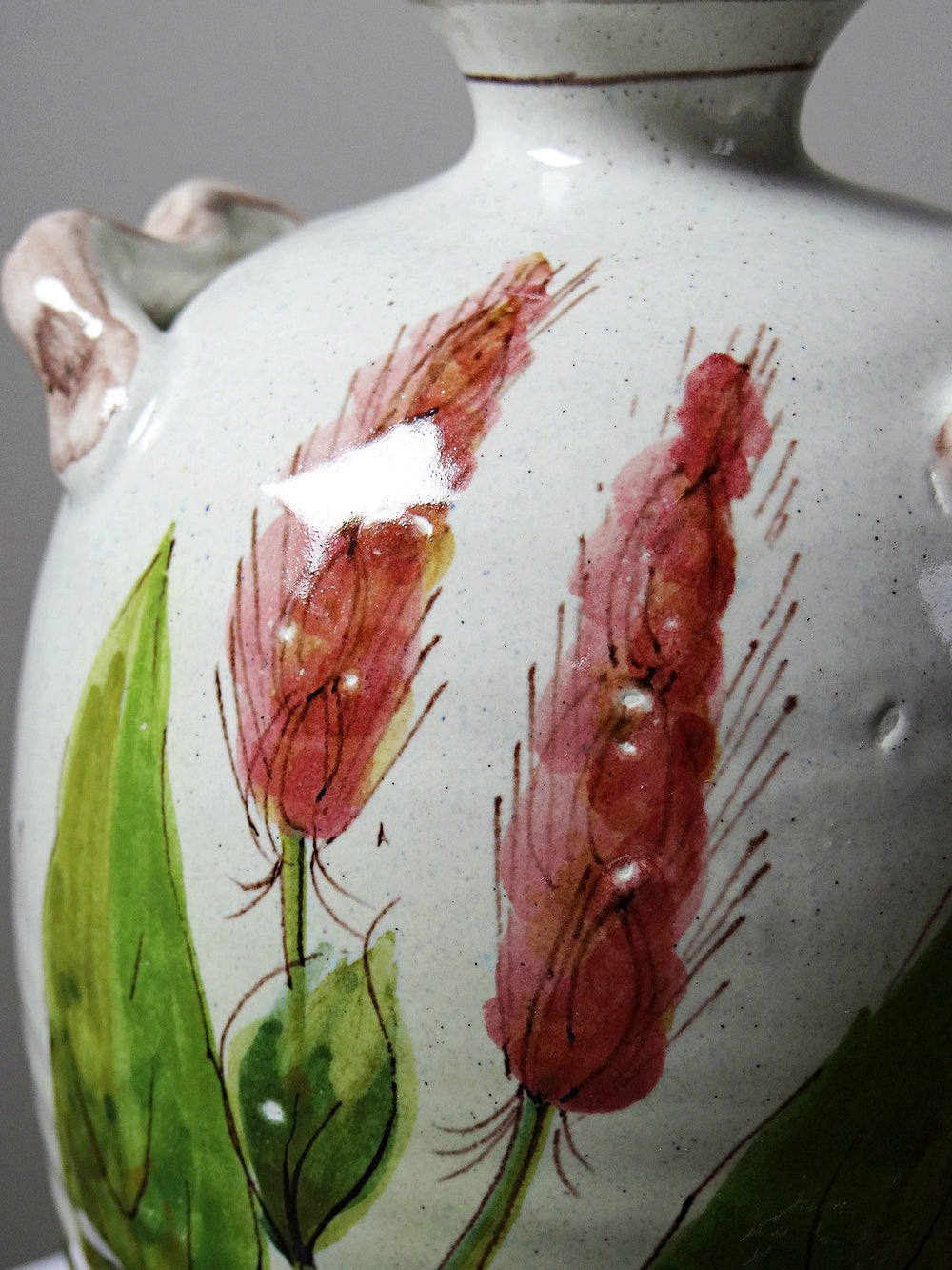 Vintage Vase Bistorta handbemalt für AM D Frankreich