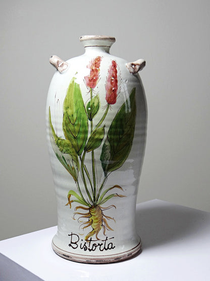 Vintage Vase Bistorta handbemalt für AM D Frankreich