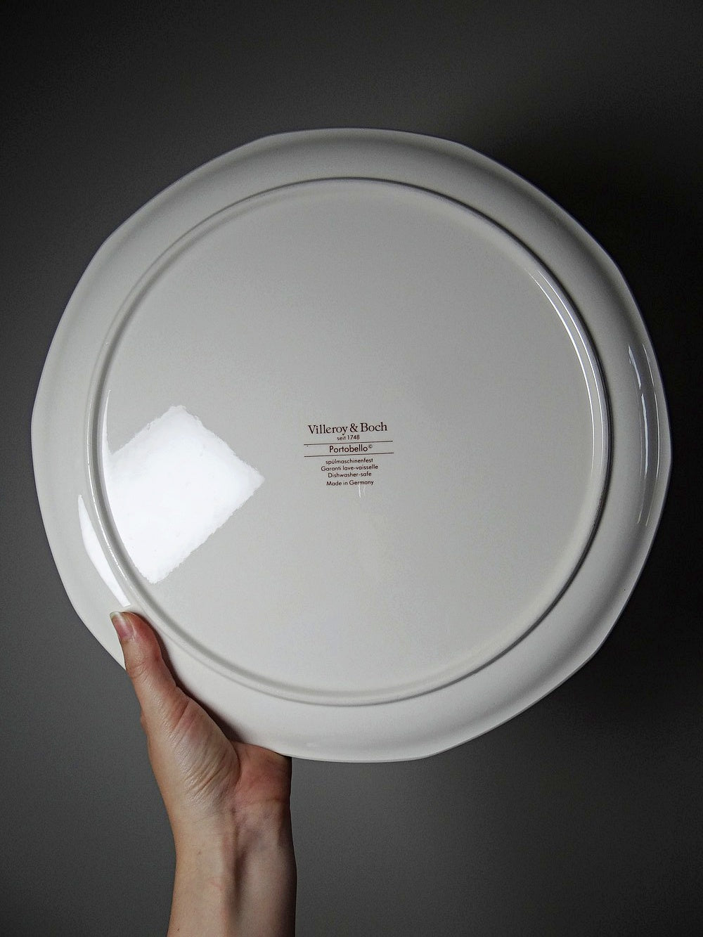 Vintage Tortenplatte "Portobello" von Villeroy und Boch