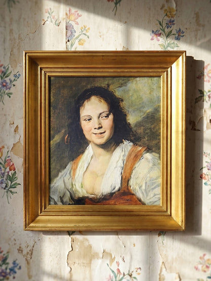 Vintage Porträt "La Bohémienne" von Hals für S.P.A.D.E.M.