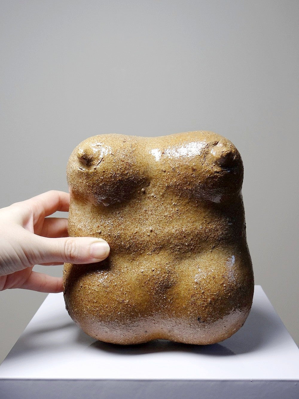 Vintage Venus Skulptur von JMB für Kunst Grès sandgestrahlt braun