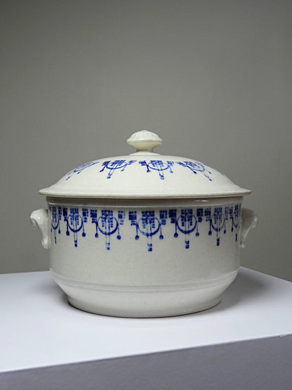 Vintage Bouillontopf St Uze blau