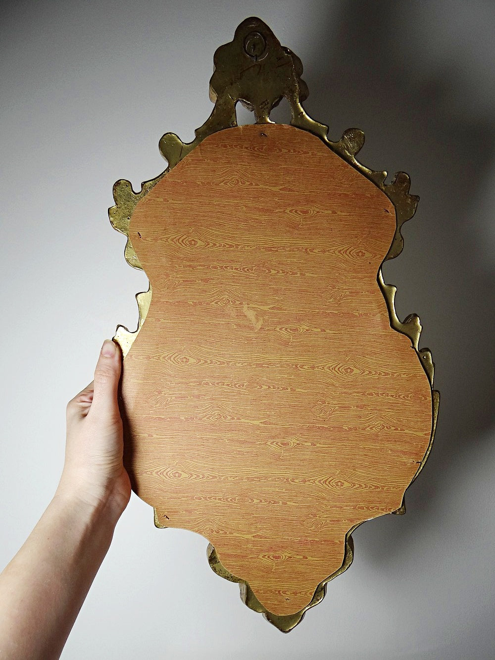 Vintage Wandspiegel Rococo Goldspiegel vergoldet Italien