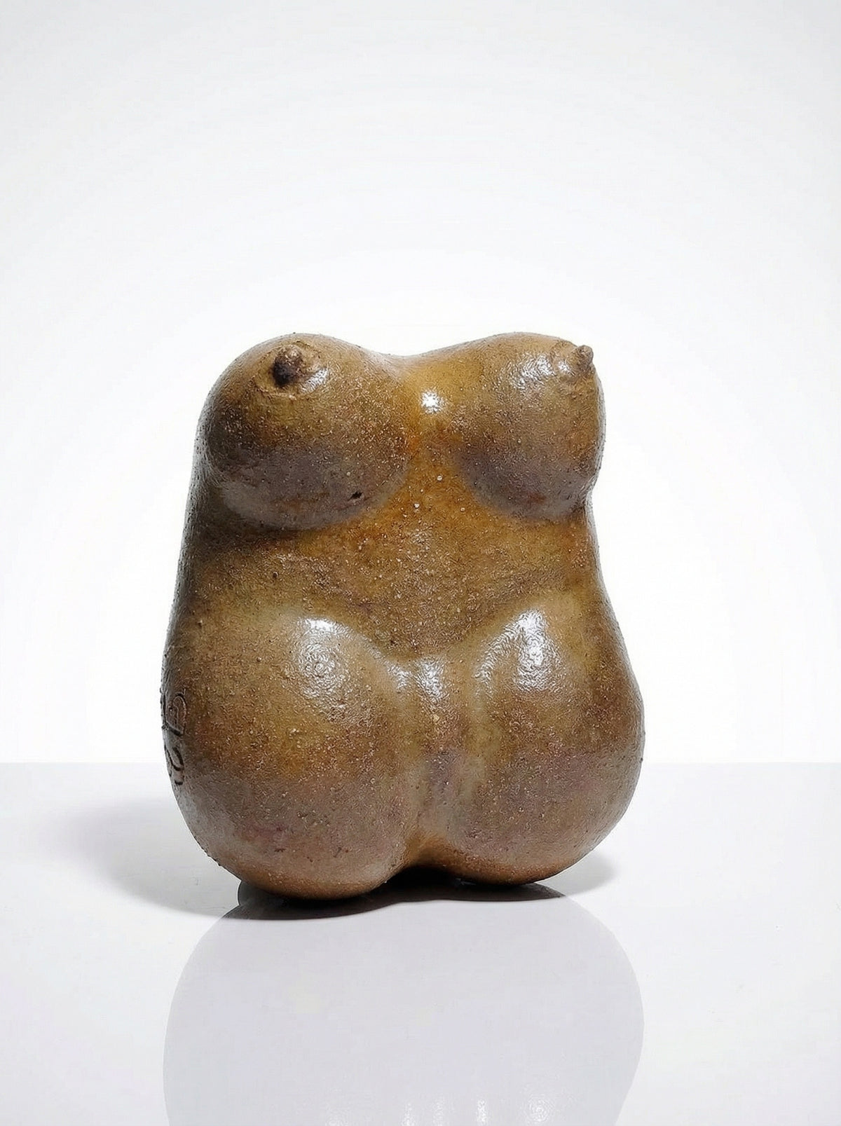 Vintage Venus Skulptur von JMB für Kunst Steinzeug braun