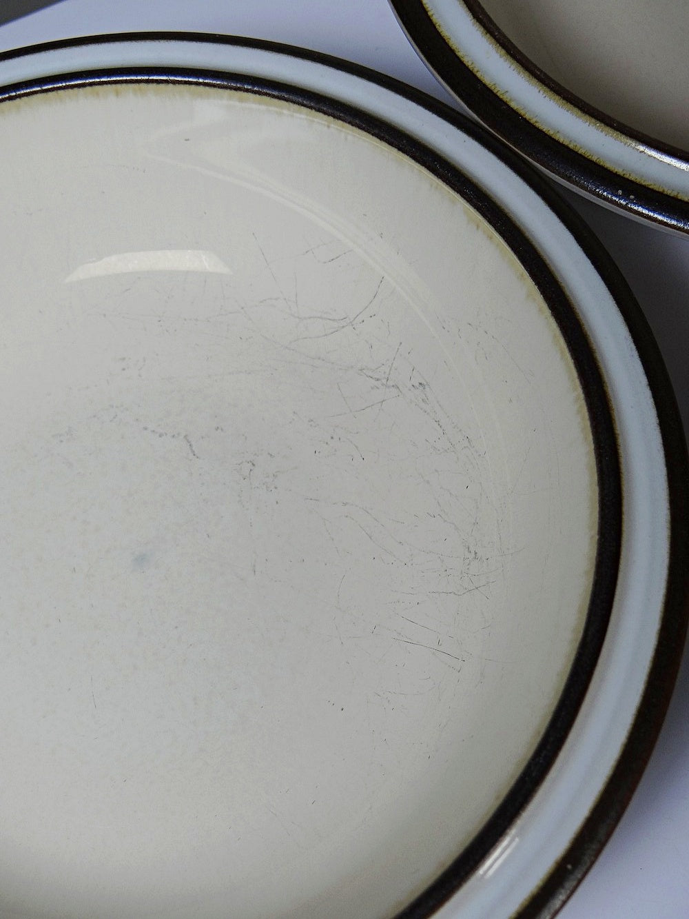 Set von 8 Vintage Schale Denby für Denby England
