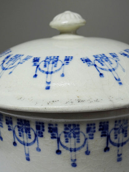 Vintage Bouillontopf St Uze blau