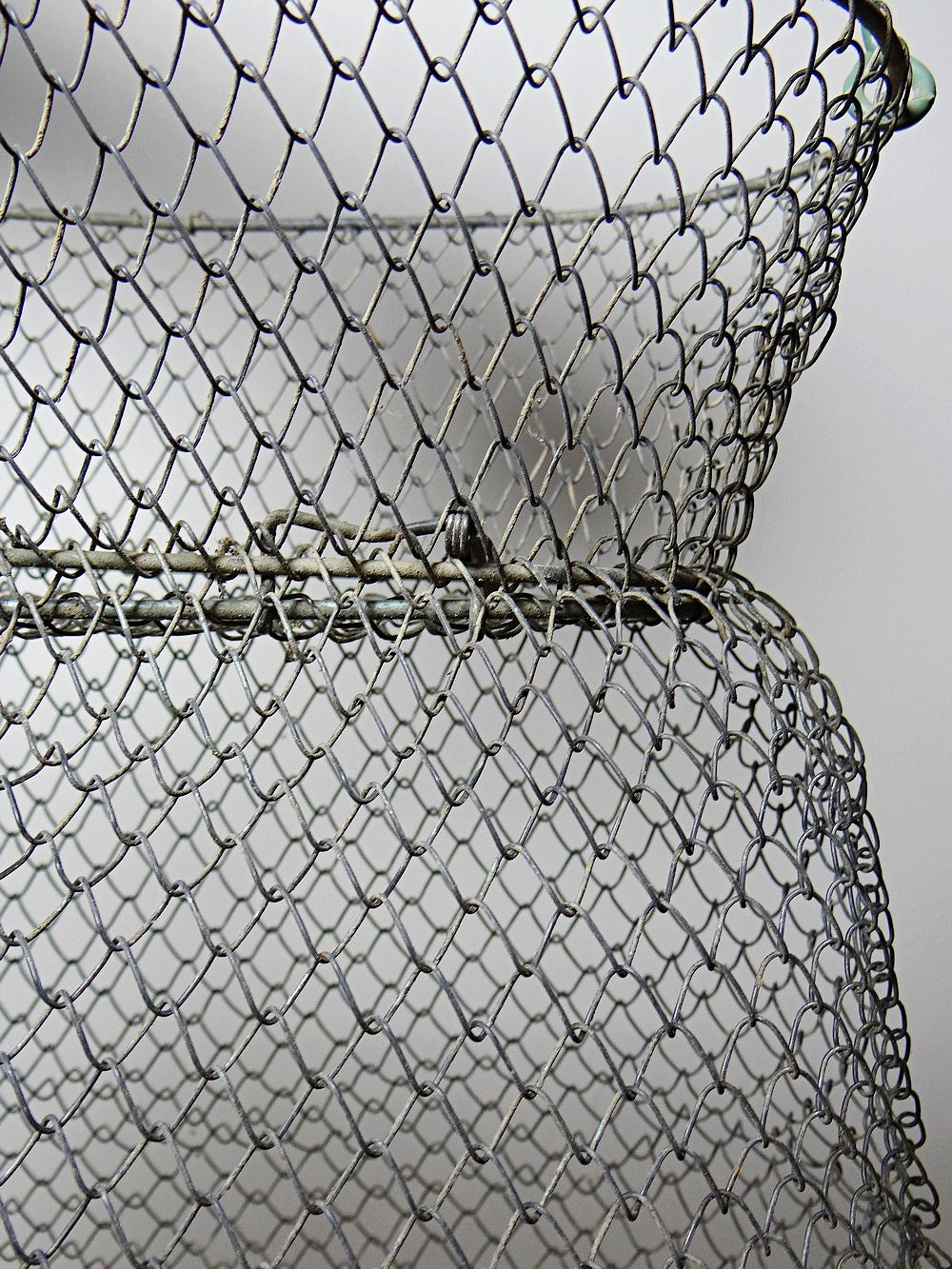 Vintage Fischreuse von Maillinox für Braun, Metall oxidiert