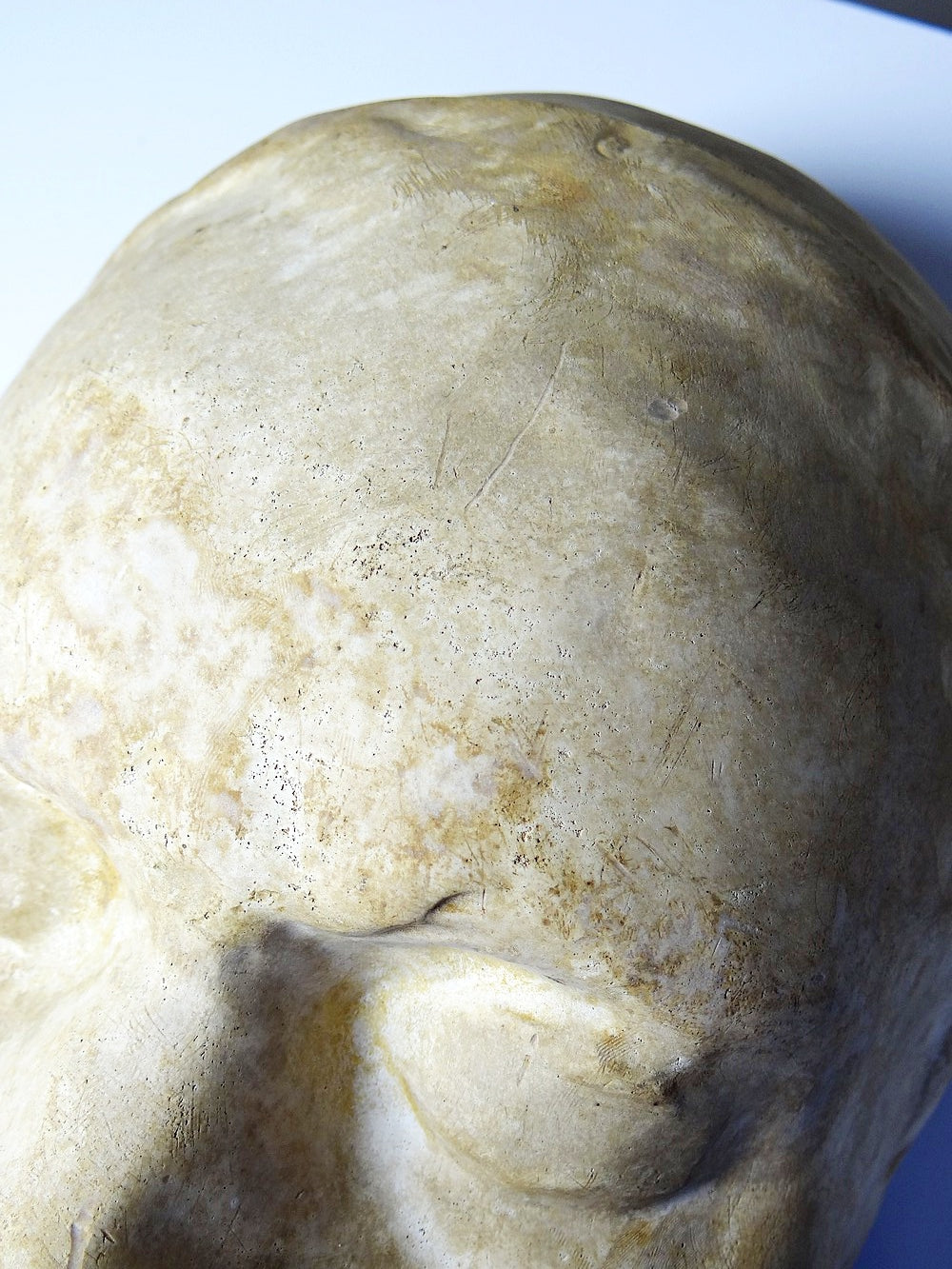 Vintage Beethoven Totenmaske aus Gips