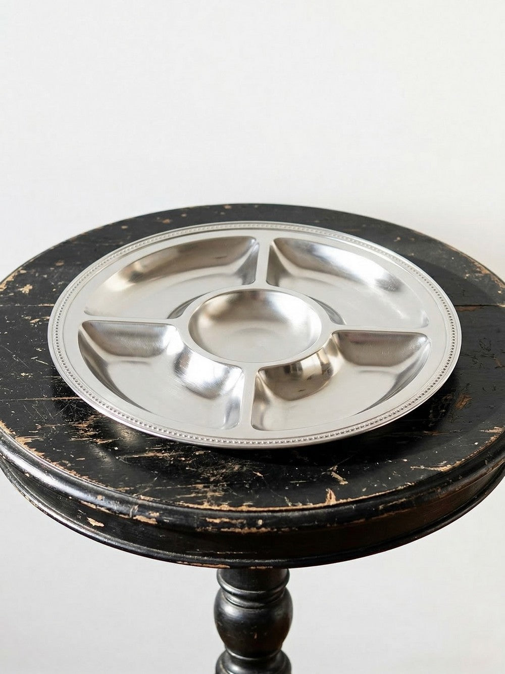 Vintage Servierplatte von Guy Degrenne für Guy Degrenne, Edelstahl 18/10