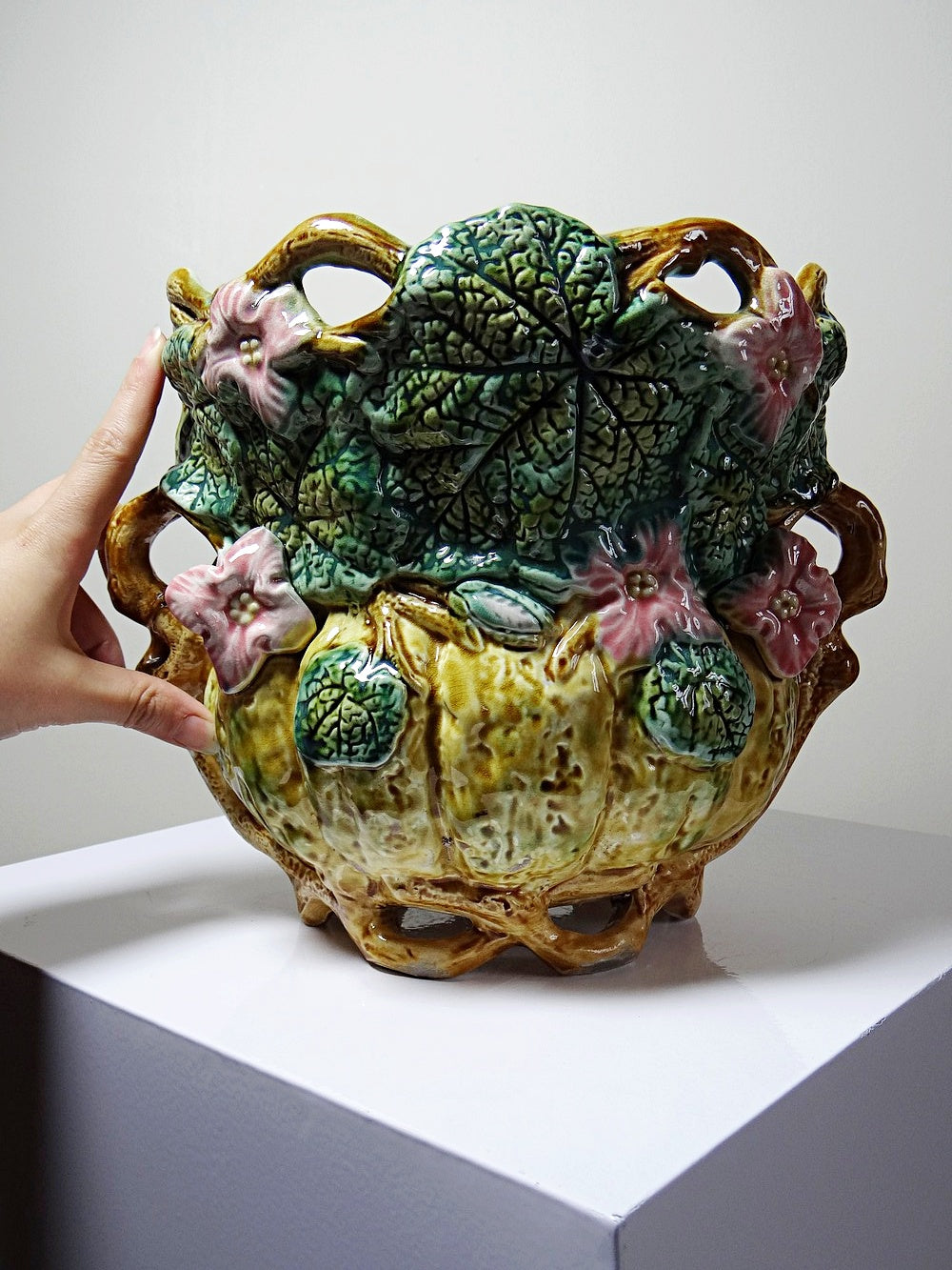 Vintage Cachepot "Citrouille" von Onnaing