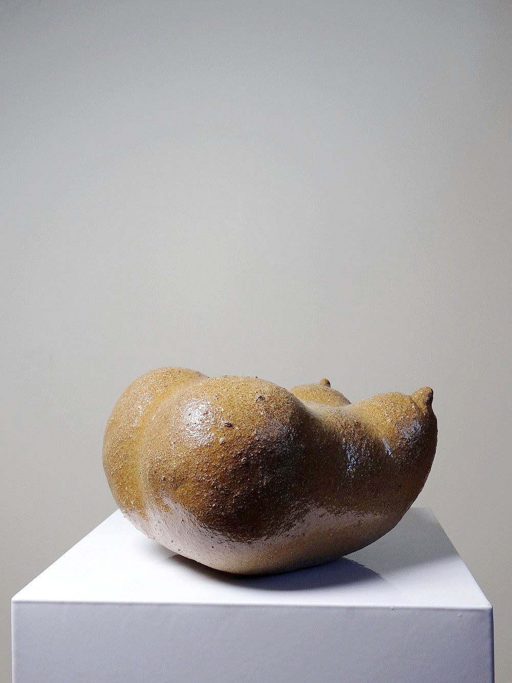 Vintage Venus Skulptur von JMB für Kunst Grès sandgestrahlt braun