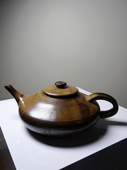 Vintage Teekanne von Pichon braun haselnuss dunklere Nuancen