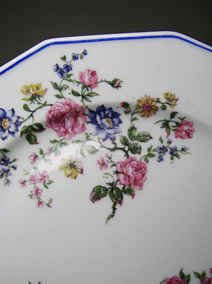 Vintage Teller Set von 4 von Bernardaud für Bernardaud Limoges floral