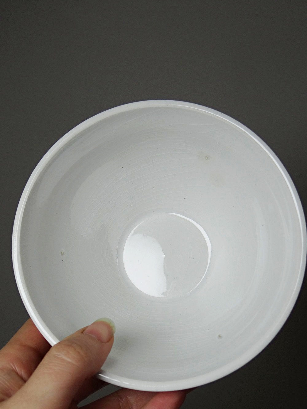 Set von 4 Vintage Kaffeeschale Badonviller Art Déco Dekor