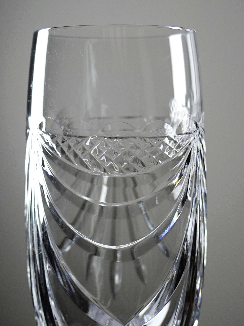Vintage Champagnerflöte Gérard Set von 6 Kristall aus Lothringen, durchsichtig, Geschirr