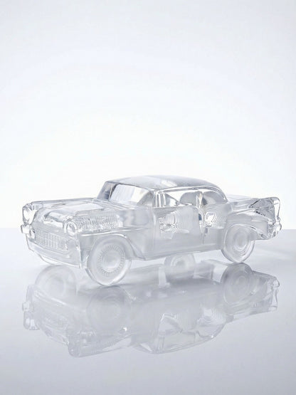 Vintage Kristall Briefbeschwerer Chevrolet Bel Air 1957 für Magic Crystal ForMen Hofbauer